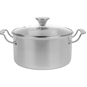 faitout inox de 20cm 2,95l avec couvercle "full inox" tous feux dont induction