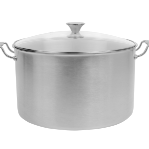 grand faitout de 32cm avec couvercle "full inox" tous feux dont induction