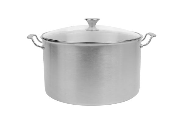 grand faitout de 32cm avec couvercle "full inox" tous feux dont induction