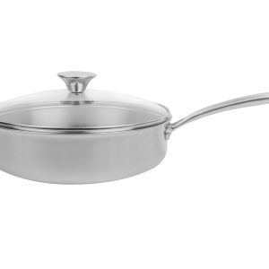 grande sauteuse et sautoir 28cm "full inox" tous feux dont induction
